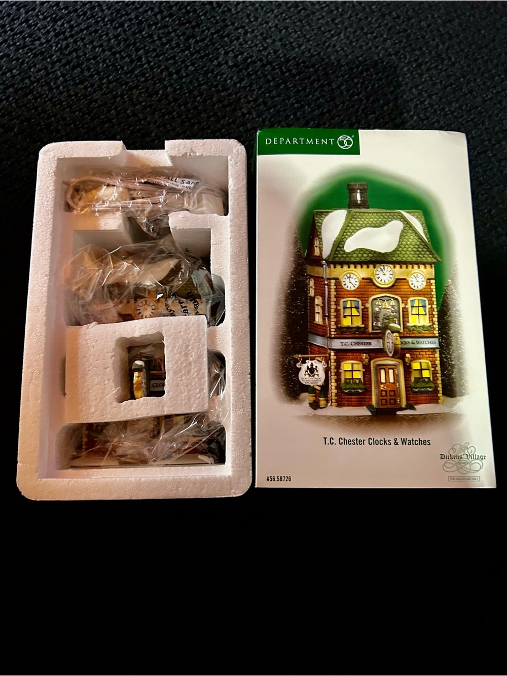 Department 56 Dickens " T.C. Chester Clocks 🕰️ & Watches ⌚️"